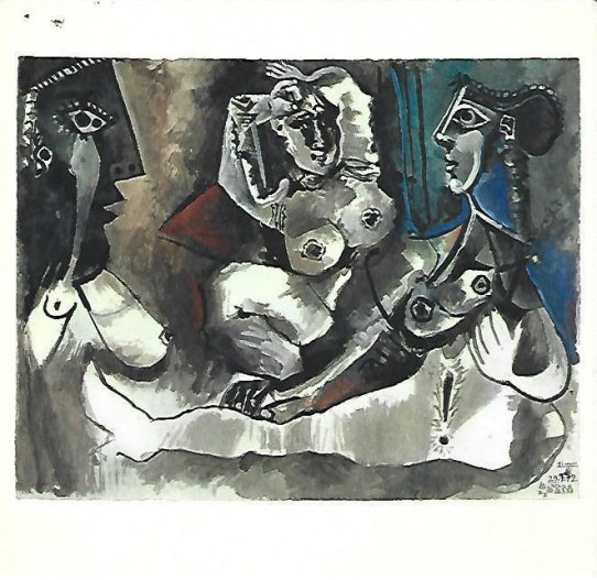 PICASSO 172 DESSINS EN NOIR ET EN COULEURS 21 Novembre 1971 - 18 Aout 1972