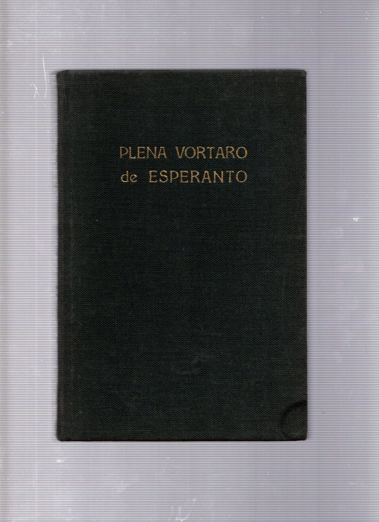 PLENA VORTARO DE ESPERANTO