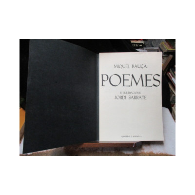 Poemes / Miquel Bauçà  Jordi Sarrate