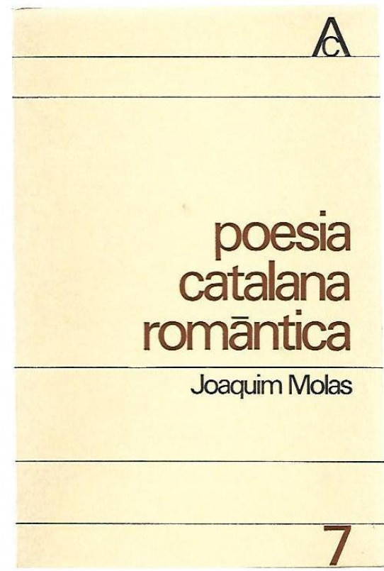 POESIA CATALANA ROMANTICA