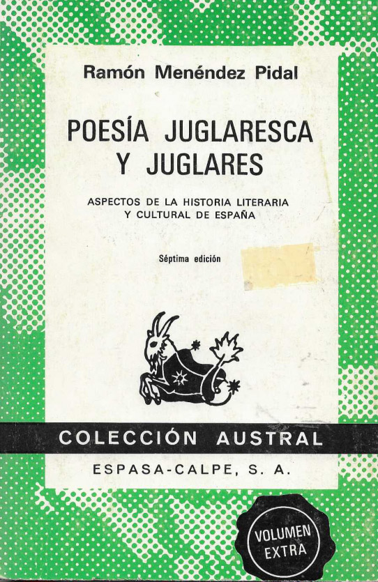 Poesía juglaresa y juglares