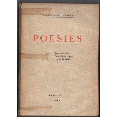 Poesies / Manuel Ribot i Serra