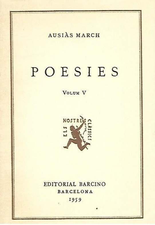 POESIES   (Ausias March)