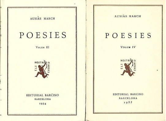 POESIES   (Ausias March)