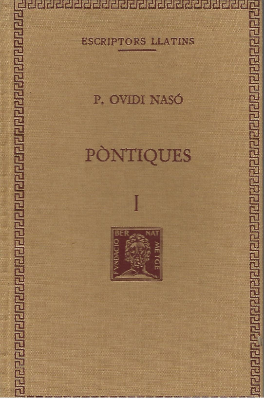 PONTIQUES Volum I  (Ovidi Nasó)