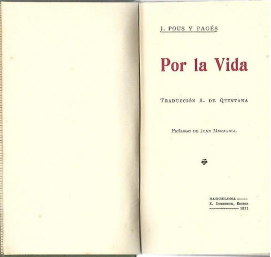 POR LA VIDA