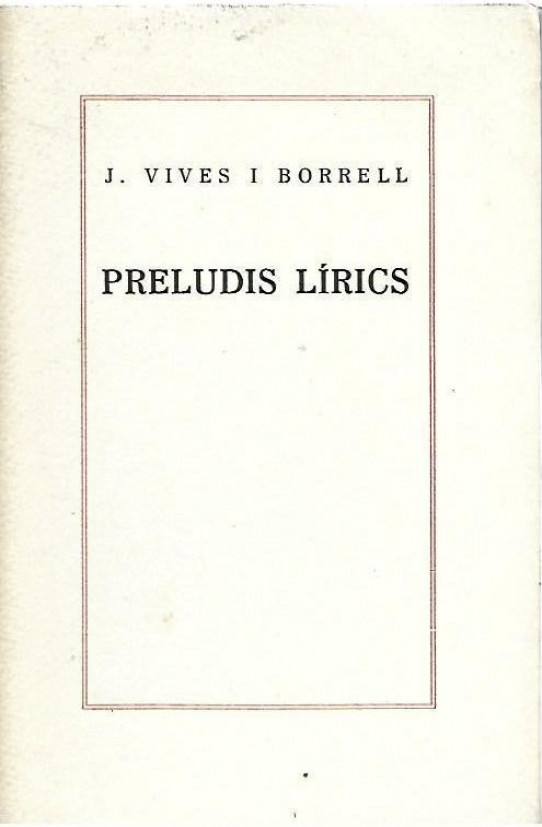 PRELUDICS LIRICS
