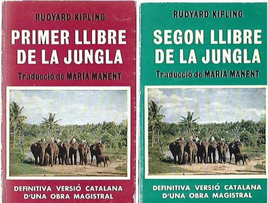 PRIMER LLIBRE DE LA JUNGLA i SEGON LLIBRE DE LA,JUNGLA.  2 Volums
