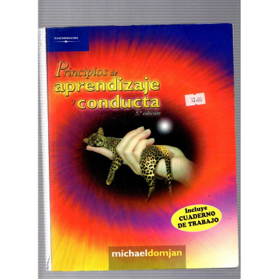 Principios de aprendizaje y conducta / Michael Domjan