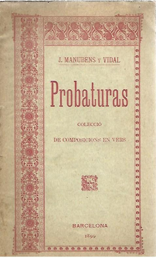 PROBATURAS. Colecció de composicions en vers