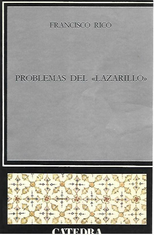 PROBLEMAS DEL 'LAZARILLO'