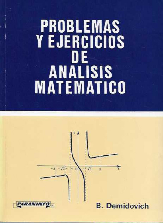 PROBLEMAS Y EJERCICIOS DE ANALISIS MATEMATICO             --------en perfecto estado------