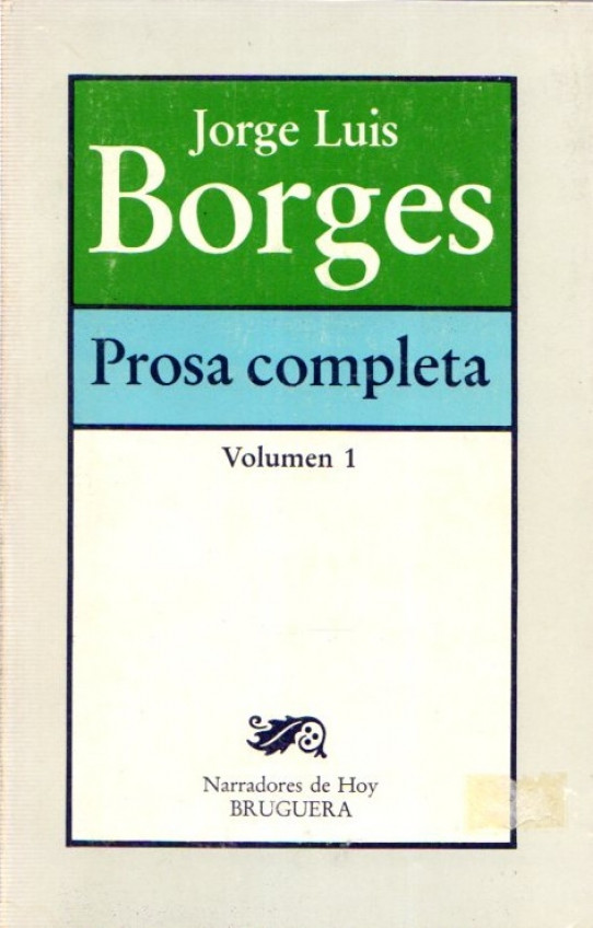 PROSA COMPLETA VOLUMEN 1