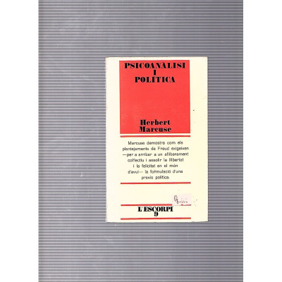 Psicoanàlisi i política / Herbert Marcuse