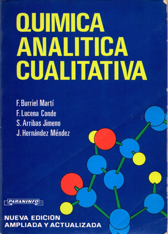 QUÍMICA ANALÍTICA CUALITATIVA