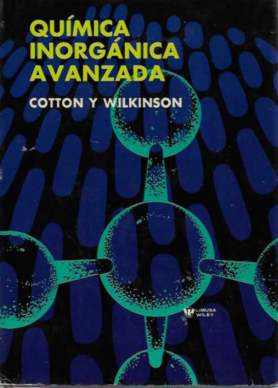 QUIMICA INORGANICA AVANZADA                 -----------------------condicion excelente--------------------------------
