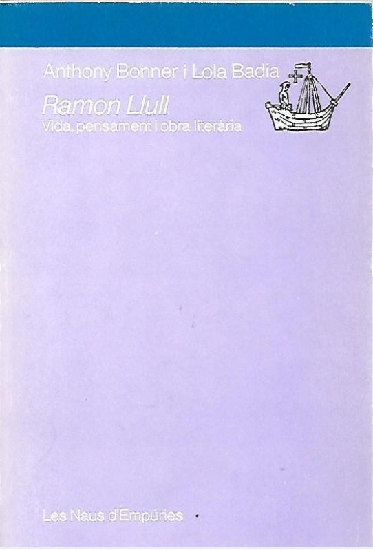 RAMON LLULL Vida, pensament i obra literaria