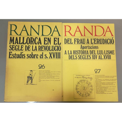 Randa. Història i literatura a les Illes Balears. Nº 5 - 27.