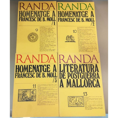 Randa. Història i literatura a les Illes Balears. Nº 5 - 27.