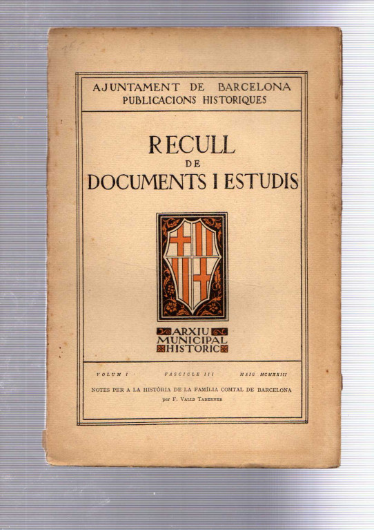 RECULL DE DOCUMENTS I ESTUDIS