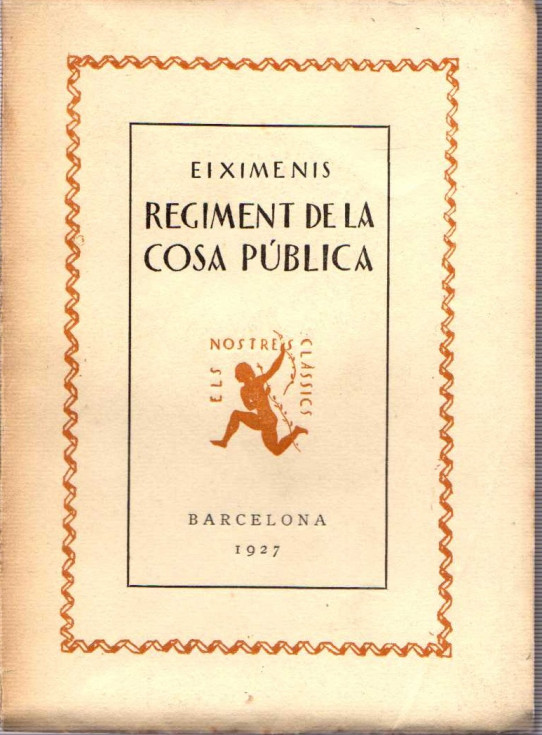 REGIMENT DE LA COSA PÚBLICA