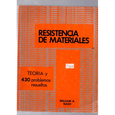 Resistencia de materiales / William A. Nash