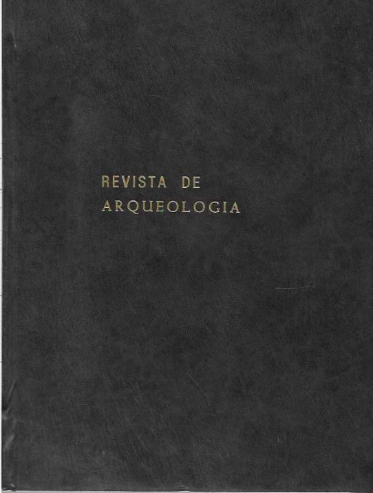 REVISTA DE ARQUEOLOGÍA. Del 1 al 9. 1980-1981.