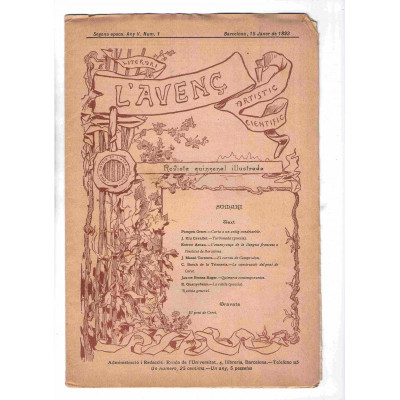 Revista l'AVENÇ. AÑO 5 COMPLETO. NUMEROS 1-24