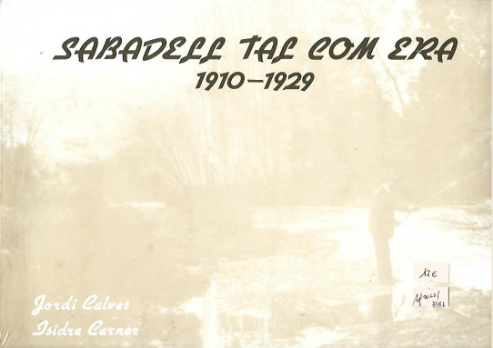 SABADELL TAL COM ERA 1910-1929