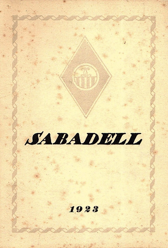 SABADELL Y SU INDUSTRIA TEXTIL LANERA  MEMORIA 1923