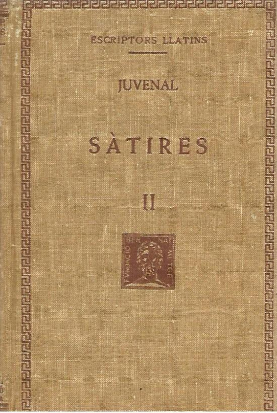 SATIRES 2 Volums  (Juvenal)