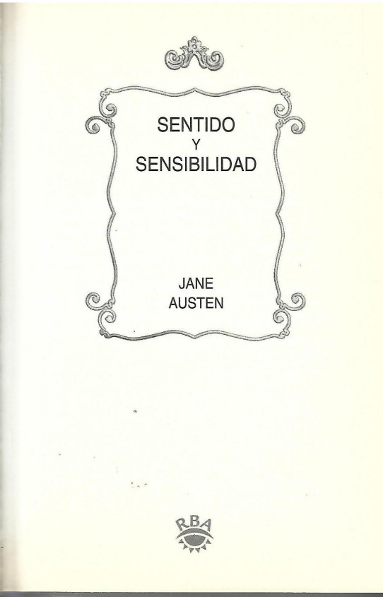SENTIDO Y SENSIBILIDAD