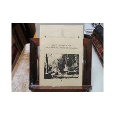 Set itineraris per les fonts del rodal de Sabadell.