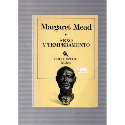 Sexo y temperamento / Margaret Mead