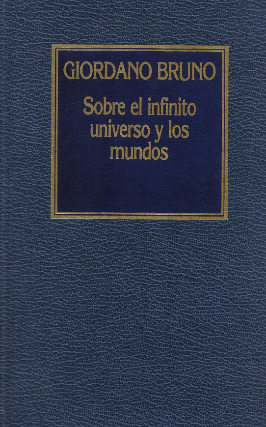 SOBRE EL INFINITO UNIVERSO Y LOS MUNDOS