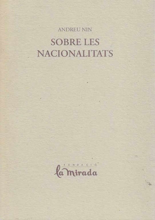 Sobre les nacionalitats.
