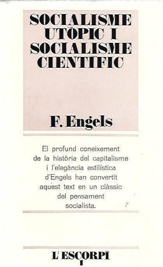SOCIALISME UTOPIC I SOCIALISME CIENTIFIC