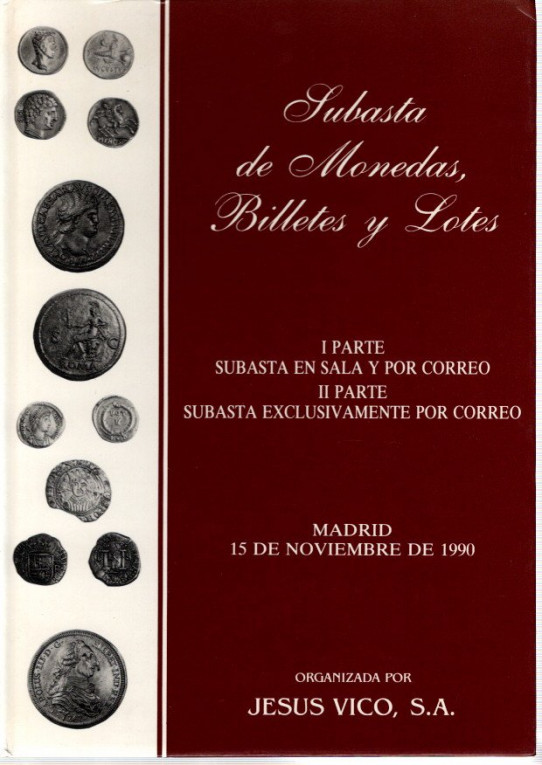 SUBASTA DE MONEDAS Y BILLETES I PARTE Y II PARTE