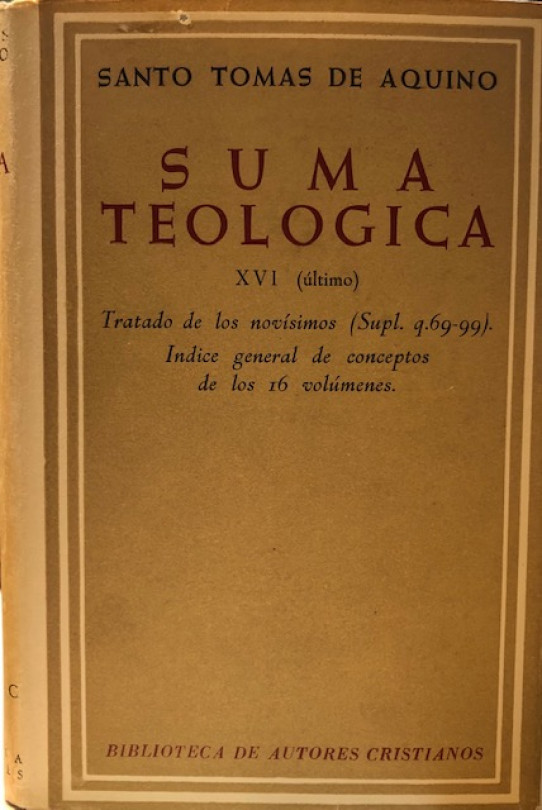 SUMA TEOLÓGICA XVI (ÚLTIMO)