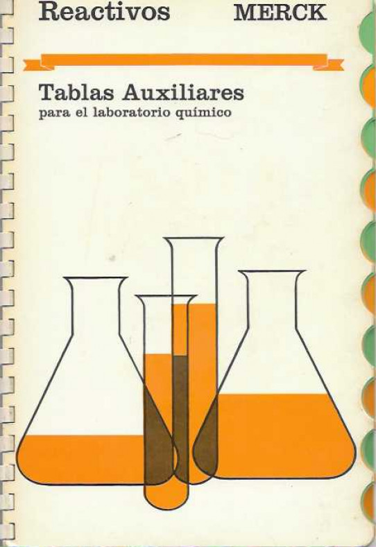 TABLAS AUXILIARES PARA LABORATORIOS QUÍMICOS