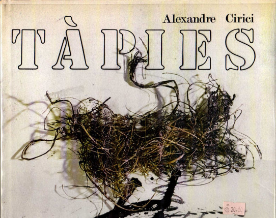 TÀPIES.Testimoni del silenci.  Edició especial en català
