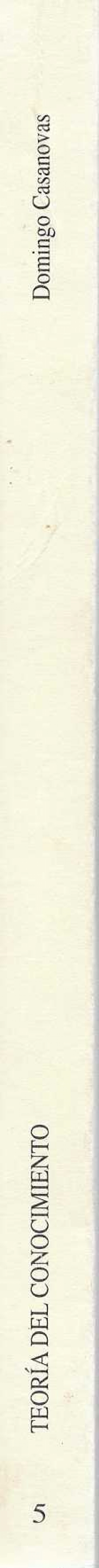 Teoría del conocimiento.