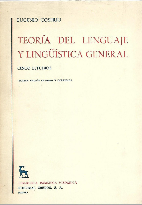 TEORIA DEL LENGUAJE Y LINGÜISTIVA GENERAL