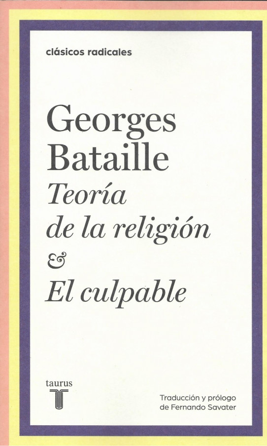 TEORÍA DELA RELIGION. EL CULPABLE
