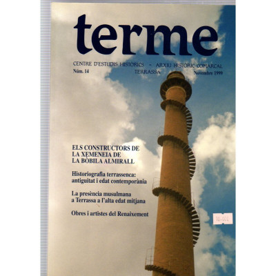 Terme (Nº 14). ELS CONSTRUCTORS DE LA XEMENIA DE LA BÒBILA ALMIRALL / varios autores