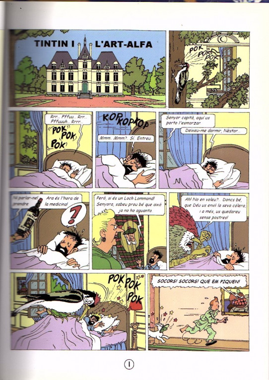 TINTIN I L'ART-ALFA