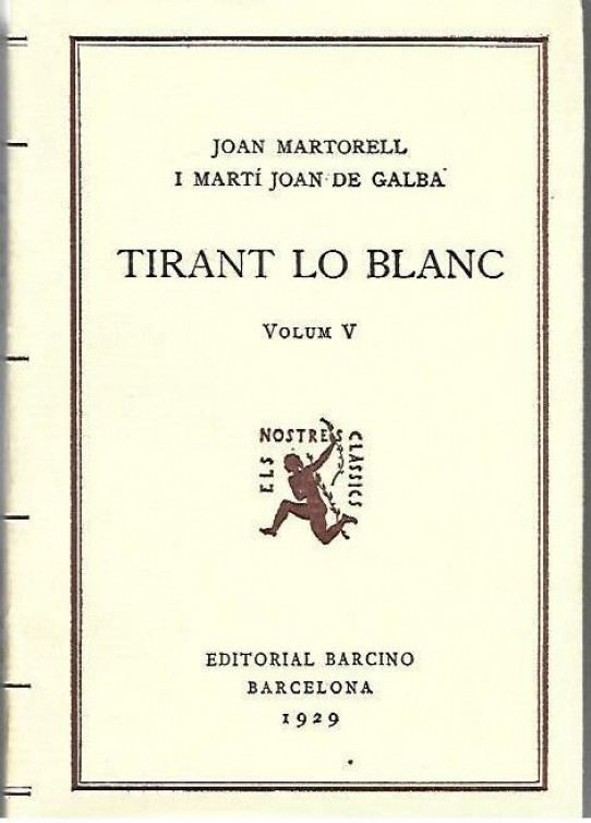 TIRANT LO BLANC  5 Volums