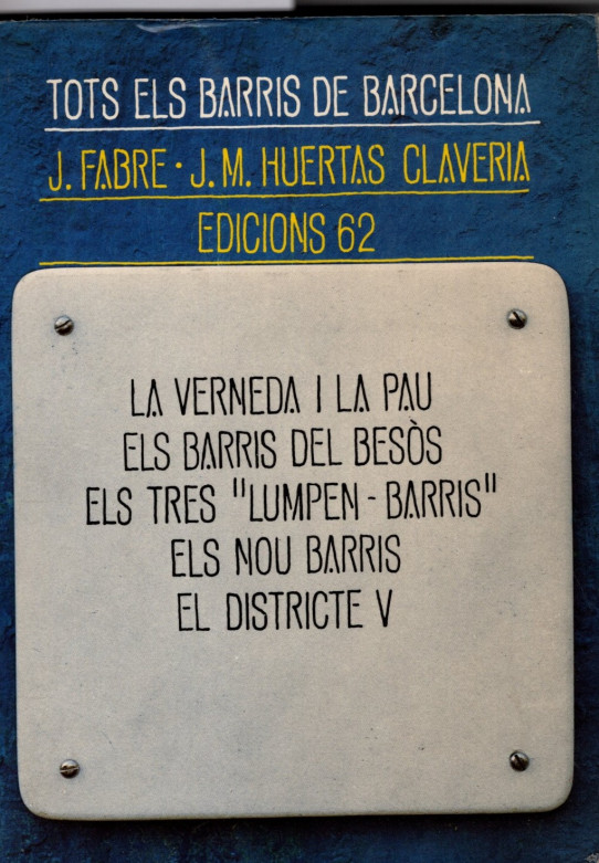 TOTS EL BARRIS DE BARCELONA VOLUM 7