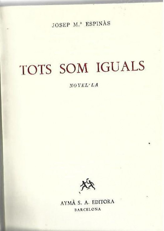 TOTS SOM IGUALS