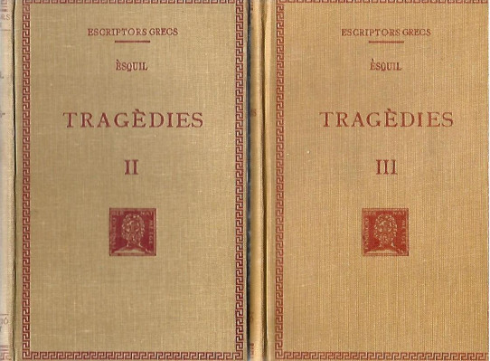 TRAGEDIES 3 Volums  (Esquil)